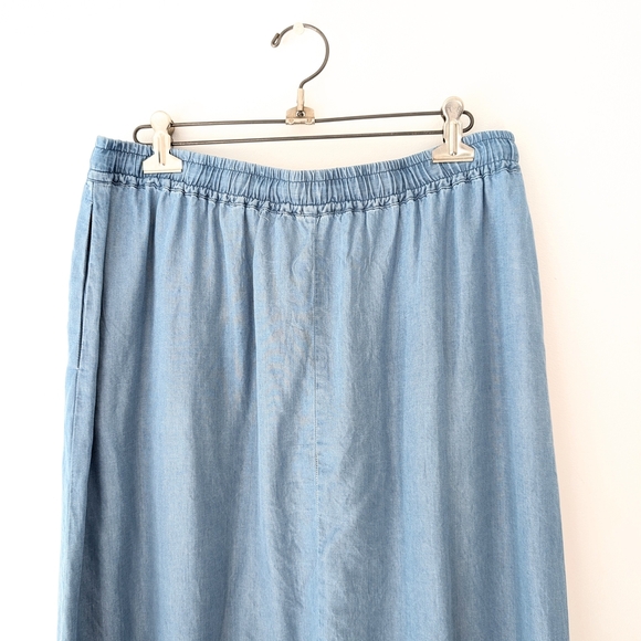 Simons Contemporaine Tencel Lyocell Midi Skirt ~ Size Large - Picture 6 of 8